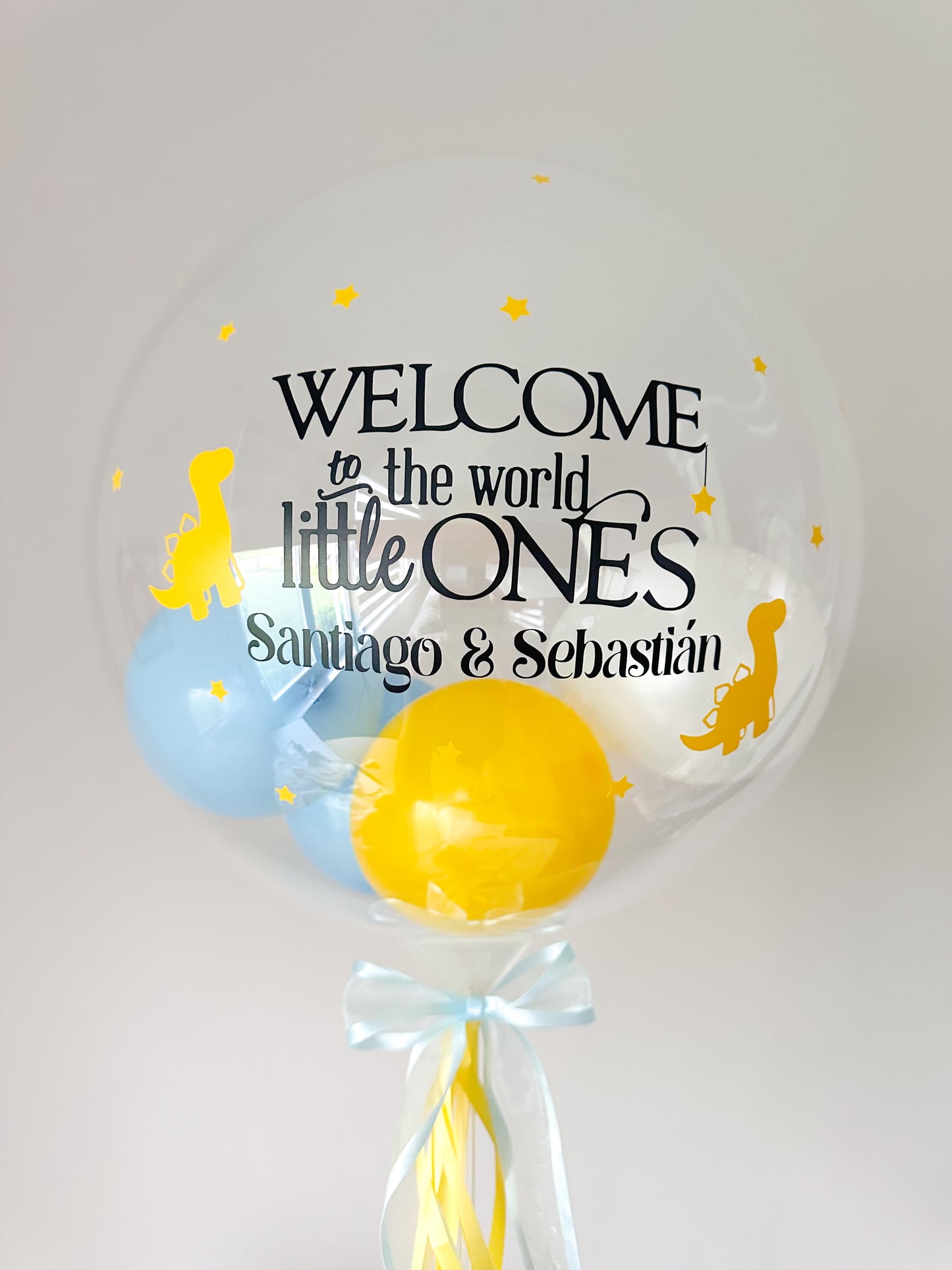 Personalized Bubble Balloon with Balloons Inside
