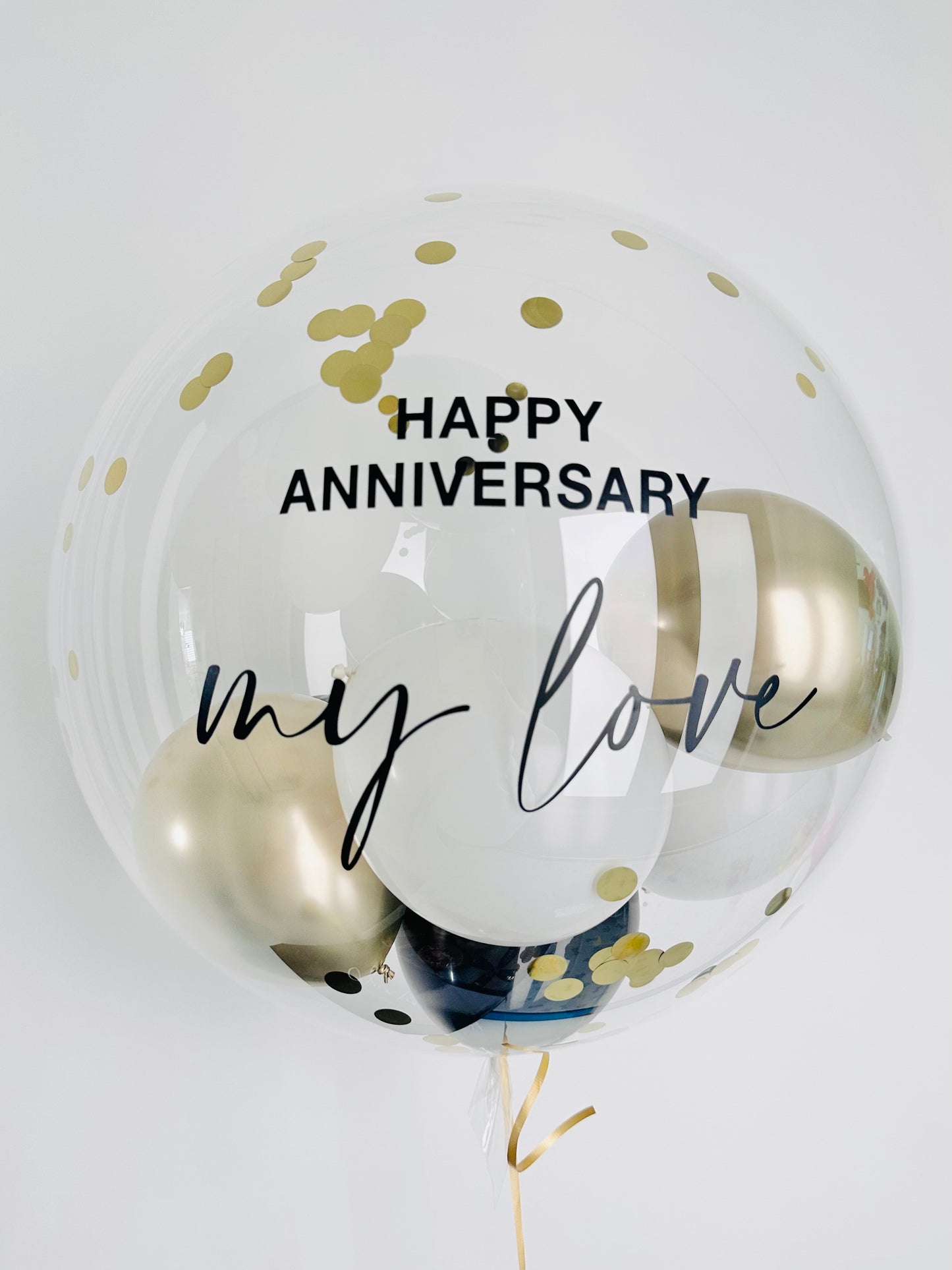 Personalized Bubble Balloon with Balloons Inside