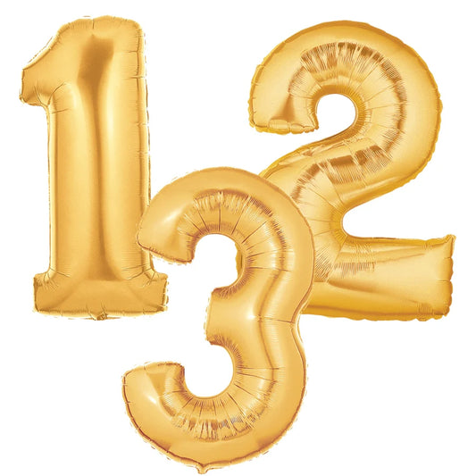 Giant Number Balloons