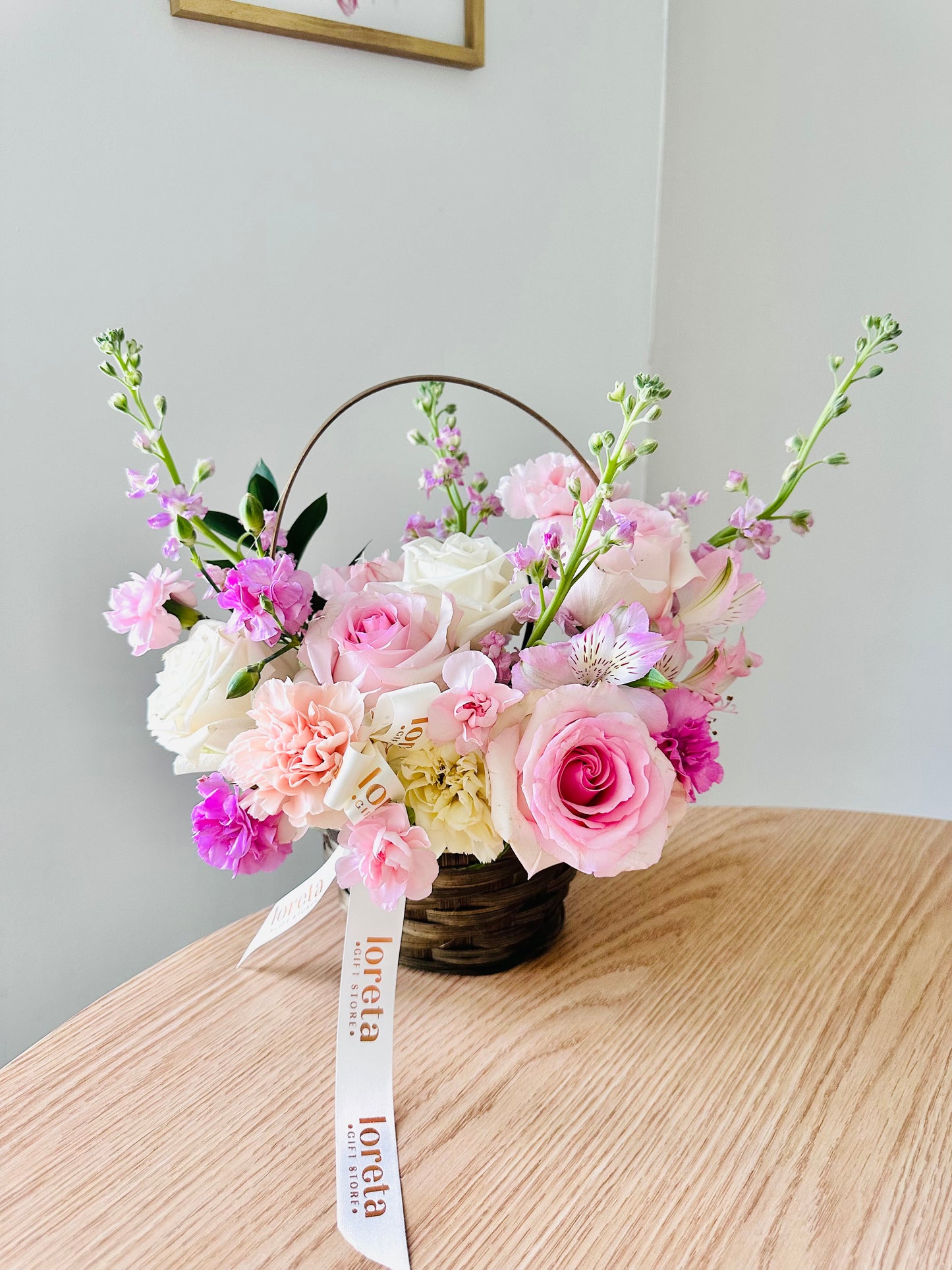 Love Bloom – Petite Floral Basket