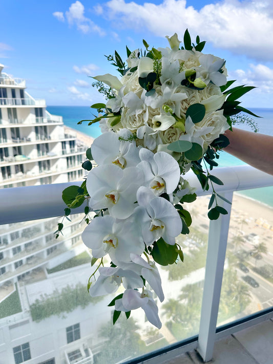 Orchid wedding bouquets
