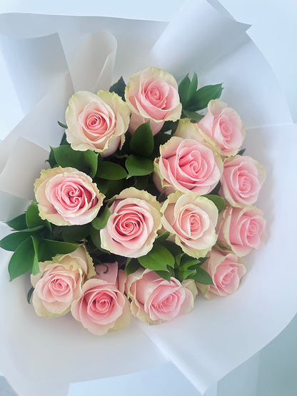 Pink Muse - Luxury Pink Roses Bouquet