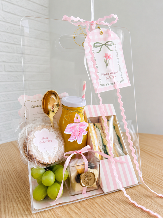 Mother’s Day Surprise Breakfast – Petite Acrylic Bag Edition