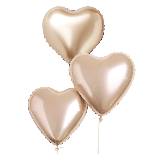 3 Balloons 18” Helium