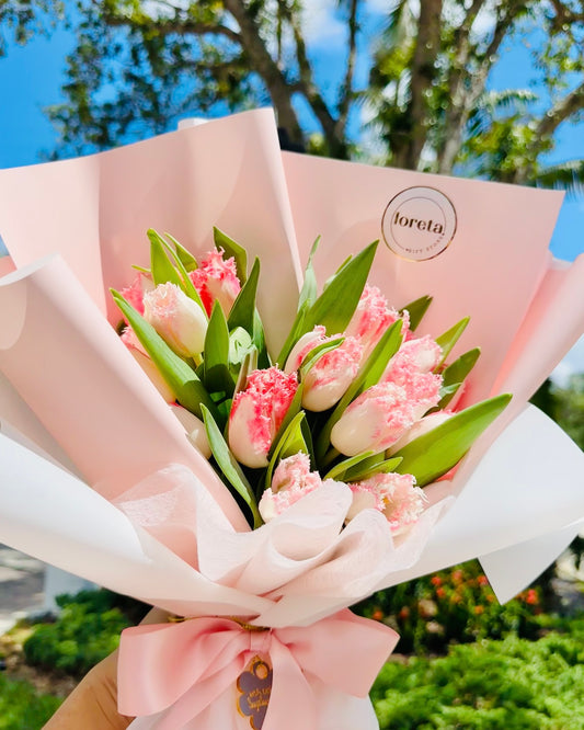 Fresh tulips bouquet for birthdays available in Boca Raton