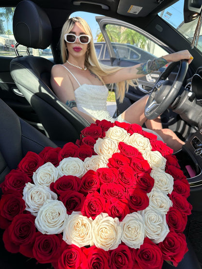 Heart of Floral Passion