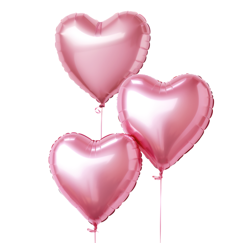 3 Balloons 18” Helium